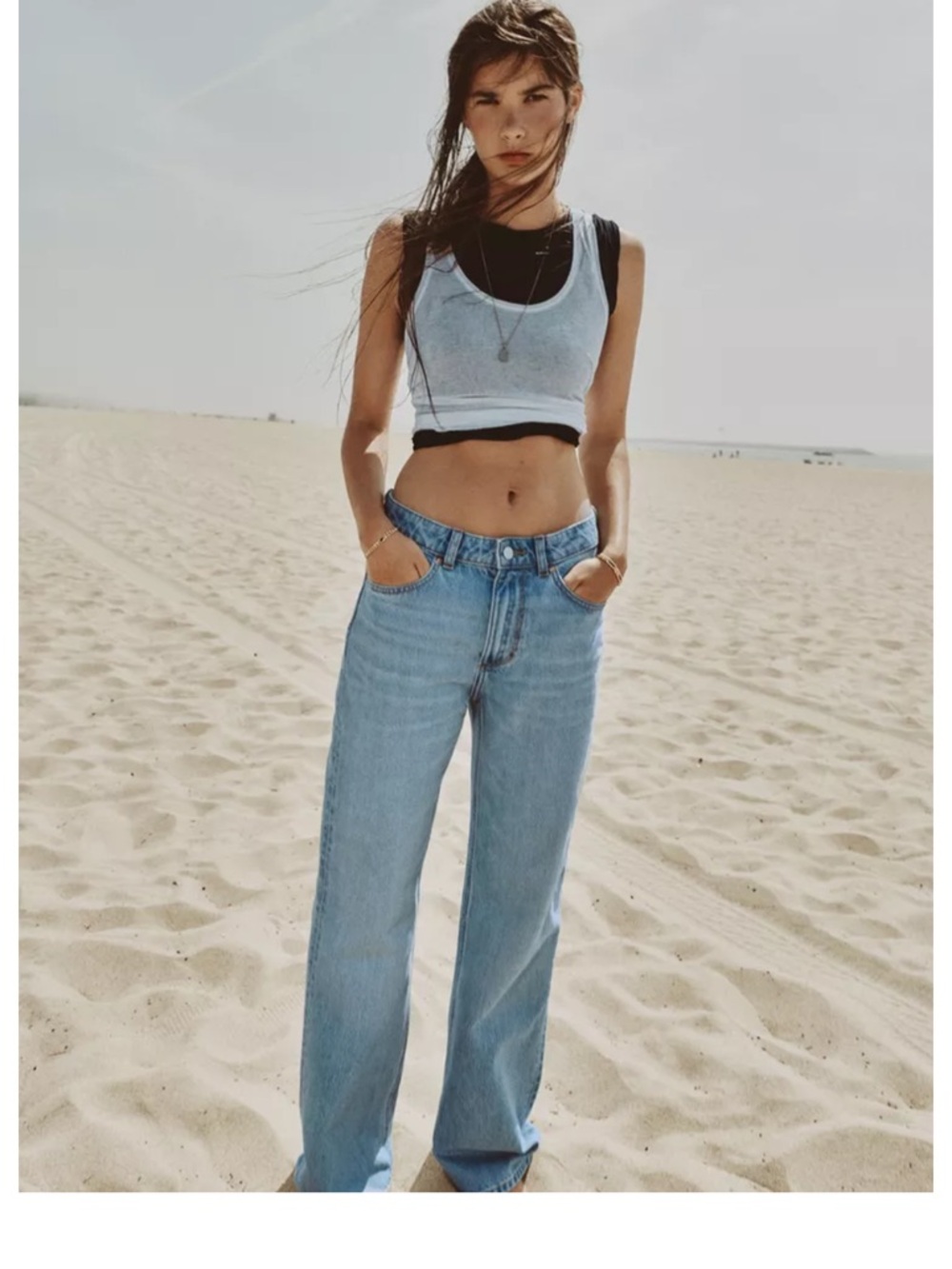 HIGH-WAISTED FULL LENGTH Z1975 STRAIGHT LEG JEANS